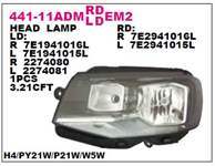 ON FAR SOL VOLKSWAGEN TRANSPORTER T6 15- SIYAH
