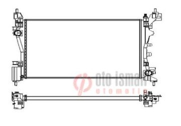Motor Su Radyatoru Brazıng Nemo 08>Bıpper 08>Fıorıno 08> 1.4 Manuel Sanzuman 540X368X18