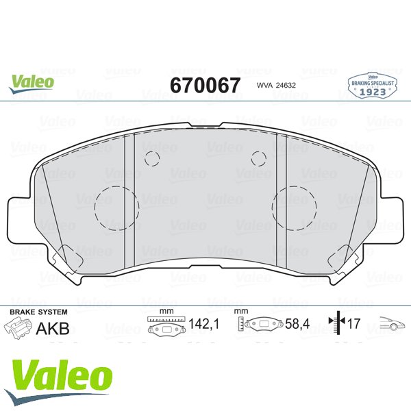 ÖN BALATA QASHQAI 1.5 DCİ-1.6-2.0-2.0 DCİ 07=> XTRAIL 2.0-2.0 DCİ-2.5 07=>KOLEOS 2.0 DCI 08=>