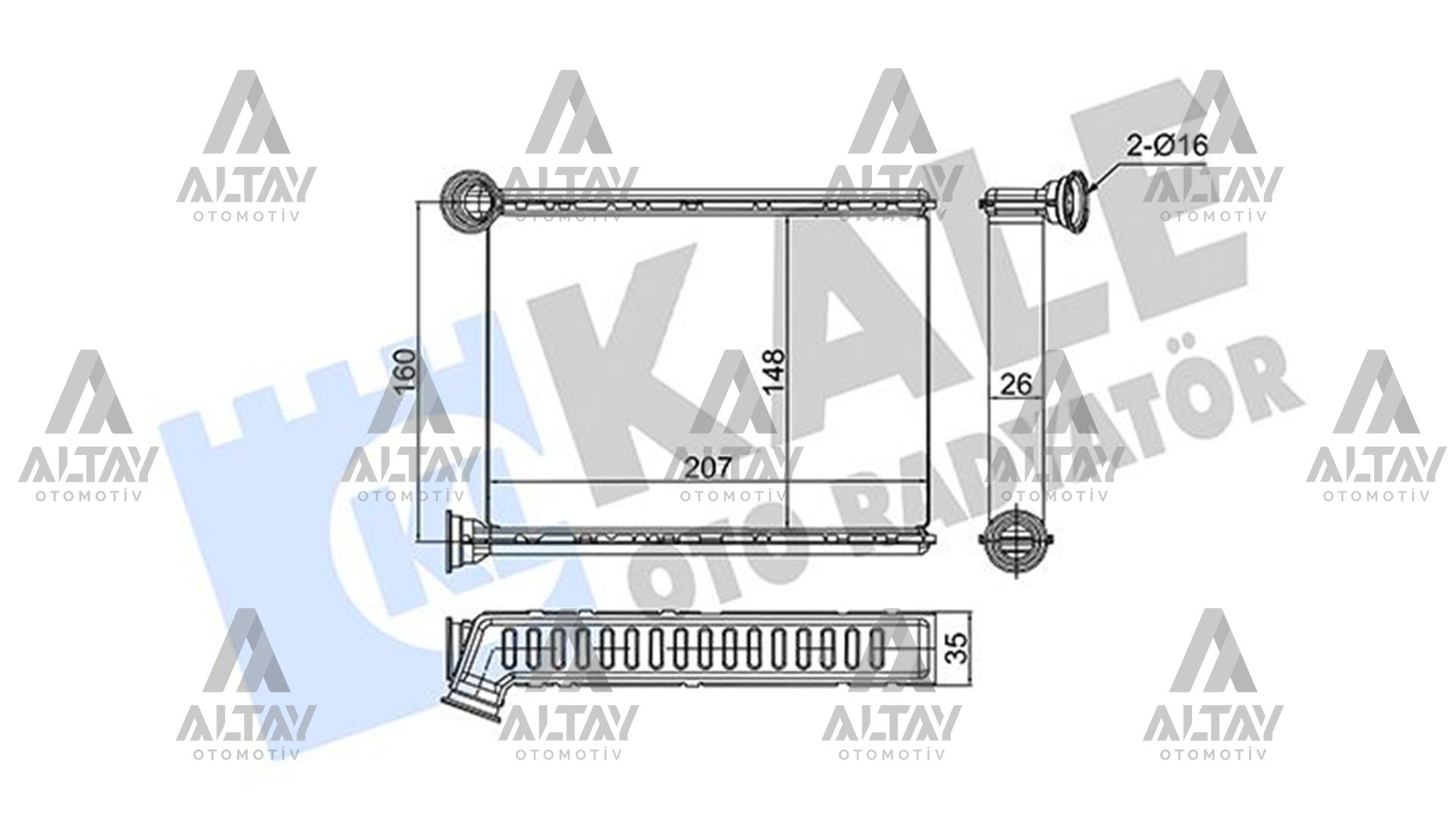 RADYATÖR KALORİFER MEGANE IV / KADJAR / TALISMAN 15=>