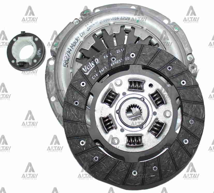 DEBRİYAJ SETİ ACCENT  95-00 1.5 / ACCENT 03-06 ADMIRE 1.3 / GETZ 03-05 1.3 (VALEO RULMANLI)