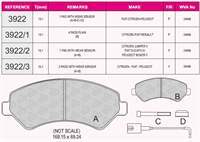 ON FREN BALATASI DUCATO III BOXER III JUMPER III 2.2HDI / 2.2HDI / 3.0HDI 16Q / 20Q 06> KARSAN JEST (CIFT FISLI)