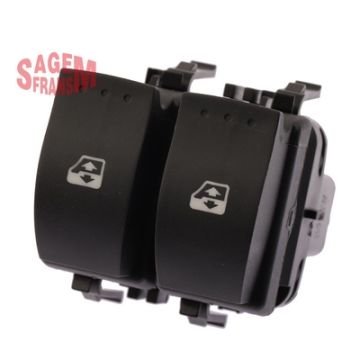 CAM AÇMA DÜĞMESİ CLIO II BBO 0220 ÖN SOL SİYAH ÇİFTLİ