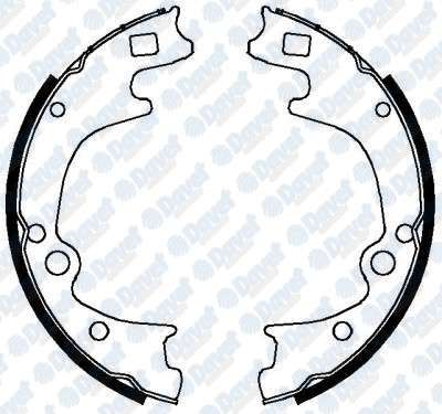 ARKA FREN BALATASI PABUCLU H100 KAMYONET 2.5D 2.5TD 04=> KIA BONGO K2500-K2700 03-> 220X56.50MM