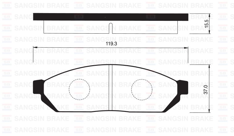 ÖN BALATA HONDA CIVIC (79-84)-SUZUKI ALTO (82-88)-DAMAS (GDB254)