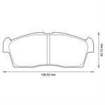 BALATA FREN ON-(SUZUKI: ALTO 02>08  )