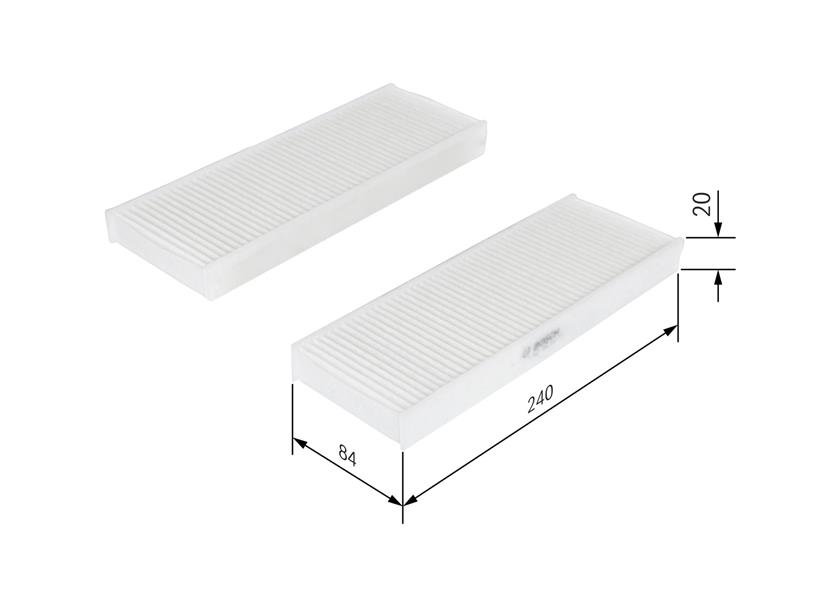 POLEN FİLTRESİ (ÇİFTLİ) P301- C-ELYSEE 1.2 VTİ-1.6VTİ-1.6HDİ 11/12=>