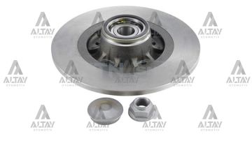 FREN DİSKİ KANGOO II 08=> / CITAN 12=> ABSLİ PORYALI RULMANLI ARKA DÜZ 274-5