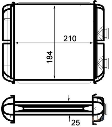 Kalorıfer Radyatoru Astra G Delphı Tıpı