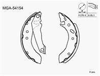 KAMPANA BALATA LEVYELI DAR TIP  ( FORD: ESCORT 90 - )ABS