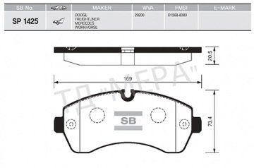Ön Balata Crafter Çift Teker+Balon Teker 2.5 Tdı 04/06=> 5.000Kg Sprınter 3 5 06.06=>(Gdb1696)