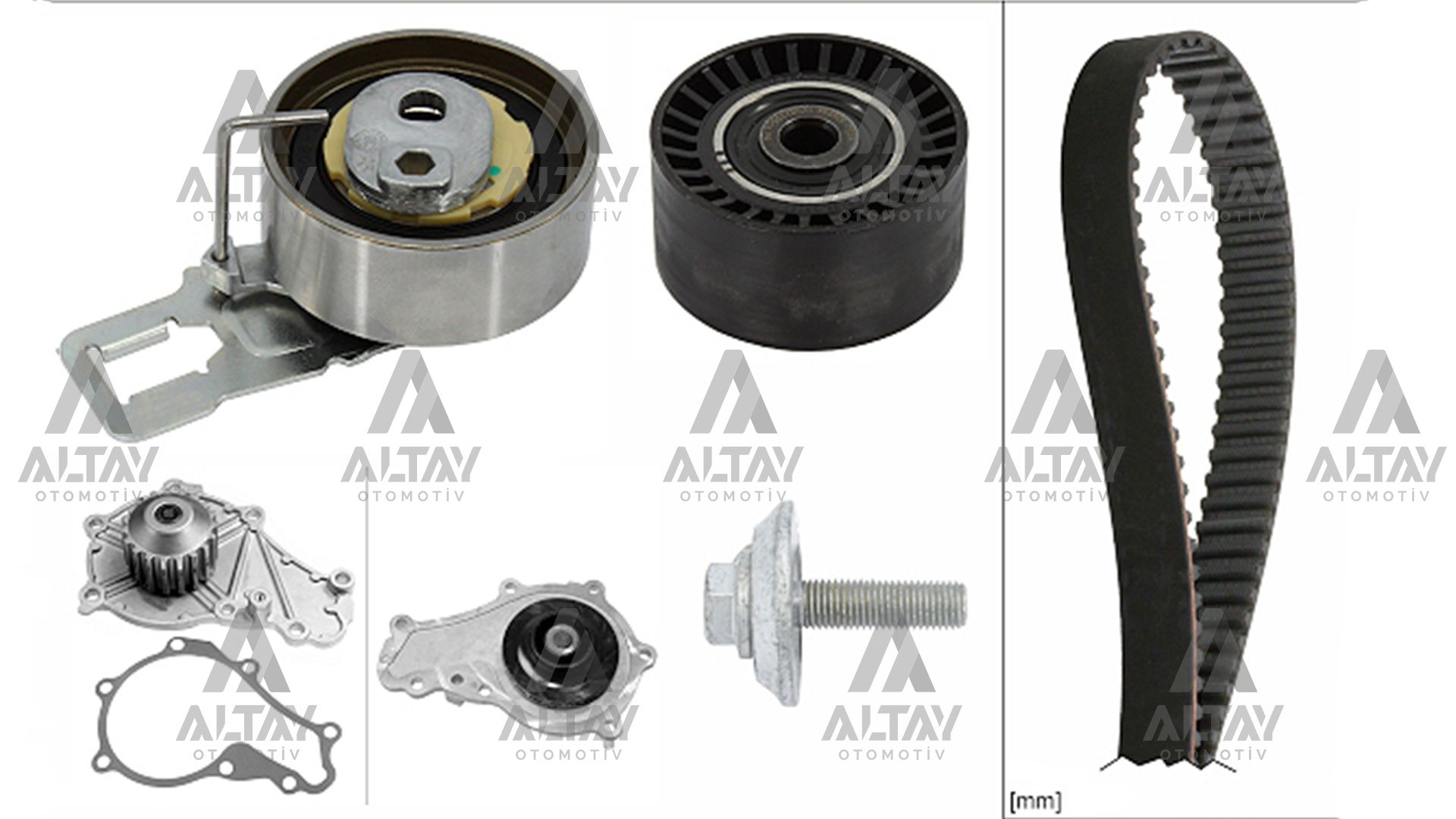 TRİGER SETİ+DEVİRDAİM  FOCUS / COURİER / FİESTA / MONDEO / 308 / CROSSLAND X / GRANDLAND X / COMBO E 15=> 1.5 -1.6 TDCI EURO 6