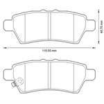 BALATA FREN ARKA-(NISSAN: PATFINDER 05>11/NAVARA 05>11 )
