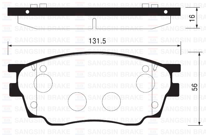 (x) ÖN BALATA MAZDA 6 1.8 02=>1.8MZR 2.0MZR 2.2 MZR 2.5MZR 07=> 09=> GDB3309