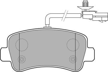 FREN BALATASI ARKA 128MM MOVANO B MASTER IV 10-