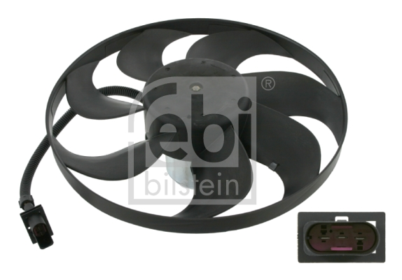 FAN MOTORU (250 / 80W 350mm) A3 TT AROSA IBIZA IV LEON TOLEDO II SKODA FABIA OCTAVIA BORA GOLF IV LUPO NEW BEETLE POLO / CLASSIC