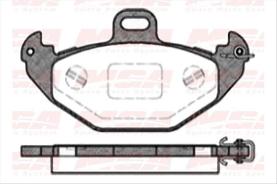 Fren Balatası Arka-(Renault: Laguna I ''2.0 16V'' )(Wva 21965-21964)