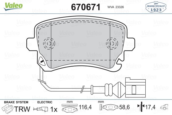 ARKA BALATA TRANSPORTER T5 T6 04=> (GDB1557) (FİŞLİ)