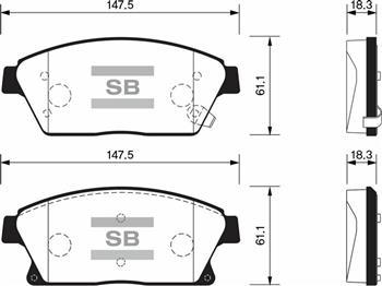 Ön Balata (16 Inc) Astra J 1.6-1.7Cdtı-2.0Cdtı-Mokka 12>Zafıra 11>Cruze 1.6-1.8-2.0Cdı 09> (Gdb1847)