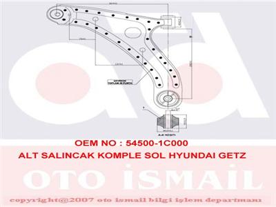 ALT SALINCAK KOMPLE SOL HYUNDAI GETZ