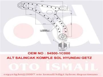 ALT SALINCAK KOMPLE SOL HYUNDAI GETZ