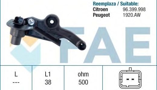 KRANK MIL (VOLANT) SENSORU BERLINGO C2 C3 P106 P206 P306 P307 PARTNER 1,1I / 1,4 / 1,6 16V FIORINO TU3A (1,4 8V)