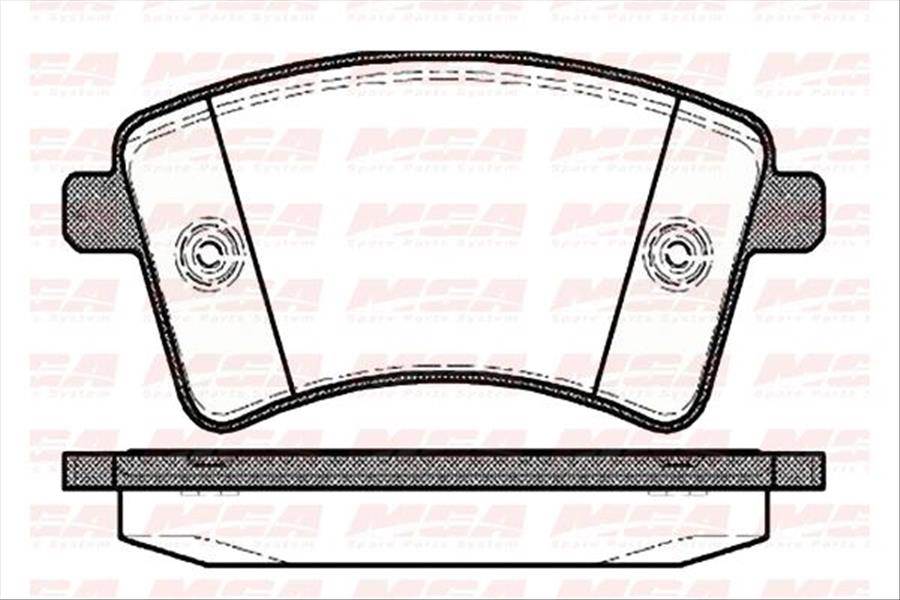 FREN BALATASI ON KANGOO III   MERCEDES : CITAN 2012=>