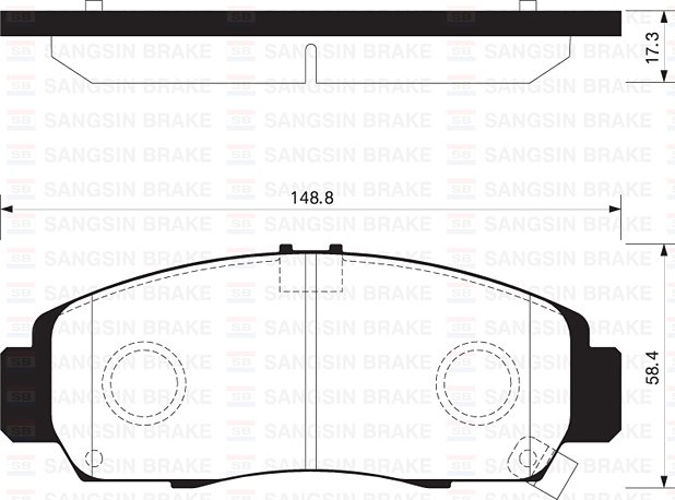ÖN BALATA HONDA CIVIC SEDAN (07-11) FRV 07=> (GDB3268-GDB3240)
