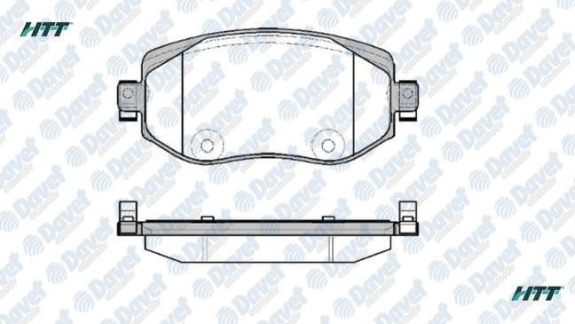 On Fren Balatası Megane Iv (H4M)1,2 Tce 1,5 Dcı 2016>