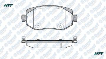 On Fren Balatası Megane Iv (H4M)1,2 Tce 1,5 Dcı 2016>
