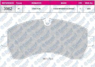 FREN BALATASI ON SPRINTER 906 06> 907 910 18> CRAFTER 06>16