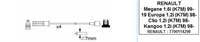 BUJI KABLOSU ( RENAULT : R19 / MEGANE 1.6I-- )