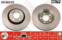 ÖN FREN AYNASI VOLVO S60 (00-10) S80 (98-06) V70 (97-07) XC70 (00-07) (305x25x5DLx) BÜYÜK TİP