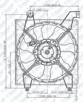 Radyator Fanı Komple Accent Era 1,4 1,6 Benzınlı 2006 2011 (Cıft Fanlı)