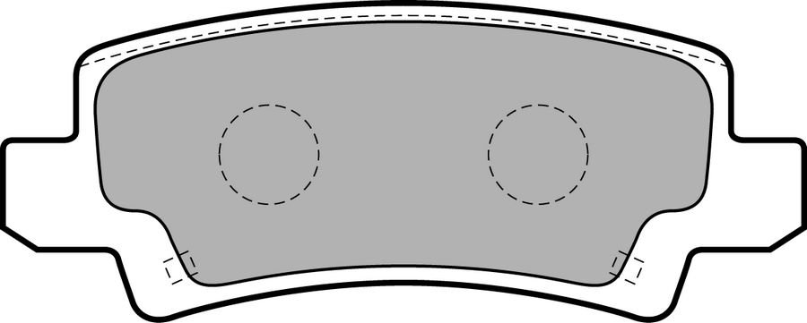 FREN BALATASI ARKA 95MM COROLLA ZZE12 04-07