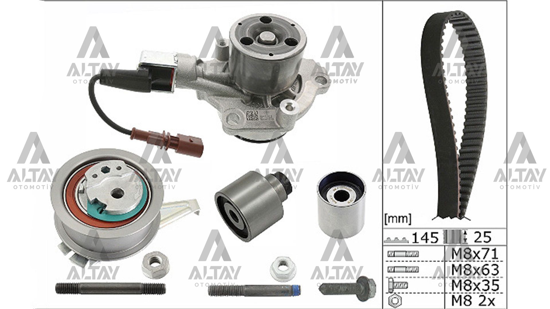 TRİGER SETİ + SOKETLİ DEVİRDAİM  CRAFTER / TRANSPORTER T6 15=> CXEB-CXEC-CXFA-CXGA-CXGB-CXHA-DAVA-DAWA-DAUA-DAUB 2.0 TDİ
