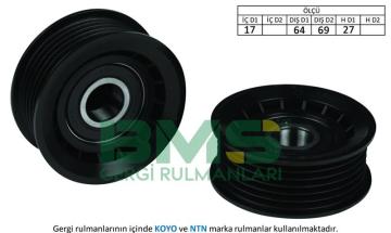 ALTERNATÖR GERGİ RULMANI PASSAT 2.5TDI (98-05)-TOUAREG-A4-A5-A6 3.0 TDI (04-10)- VITO (99-)SPRINTER