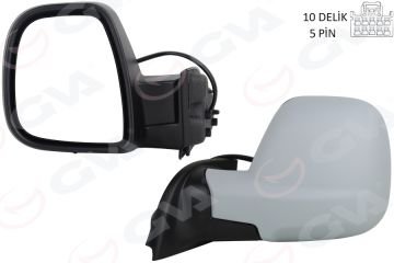 DIŞ DİKİZ AYNASI SOL BERLINGO-RIFTER 19>COMBO-PROACE CITY 19> ELEKTRİKLİ+ASTARLI+REZİSTANSLI