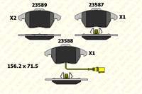 ON FREN BALATASI CADDY 03> GOLF V A3 OCTAVIA TOURAN TOLEDO 04> PASSAT JETTA 05> FISLI