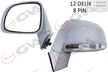 DIŞ DİKİZ AYNASI SOL CAPTIVA 07> ELEKTRİKLİ+ISITMALI+KATLANIR+SİNYALLİ+ASTARLI+KONVEKS