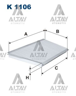 POLEN FİLTRESİ W203 / W209 C SERİ 00-07 KARBONSUZ