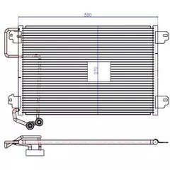 Klıma Radyatoru (Kondanser) Caddy Iıı 1,9Tdı 03>08