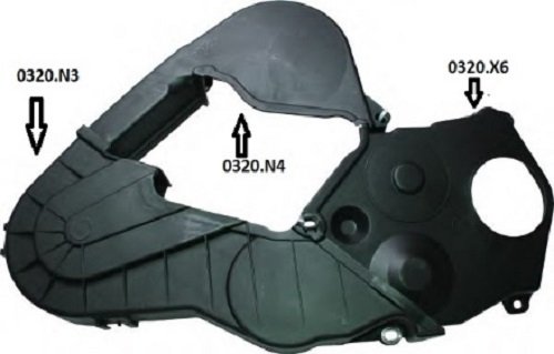 EKSANTRİK KAPAK 3'LÜ KAPAK SET PARTNER II -BERLINGO II 1.9 DW8