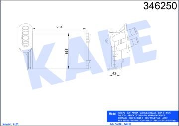 RADYATÖR KALORİFER POLO / CLASSIC / GOLF3 / CORDOBA 97-01 MEKANİK