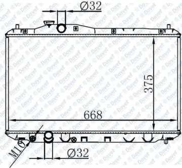 Motor Su Radyatoru Honda Cıvıc 2012> Manuel Vıtes (373×668×16)