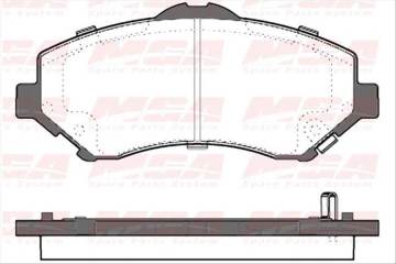 FREN BALATASI ON ( FIAT : FREEMONT 2.0MJT / JEEP : CHEROKEE 2.8CRD / CHRYSLER : VOYAGER / DODGE : NITRO 2.8CRD 07-- )