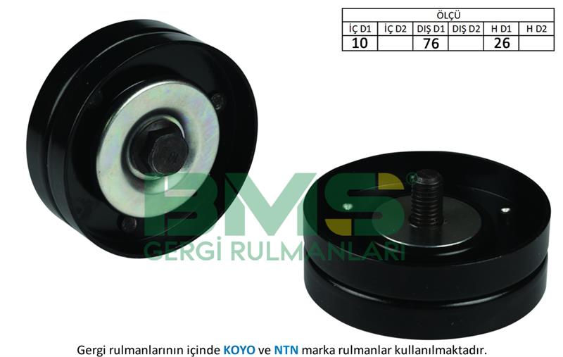 ALTERNATOR GERGI RULMANI A3 OCTAVIA GOLF IV JETTA III PASSAT POLO TOURAN 1,4 FSI 1,6 FSI (17×76×26)