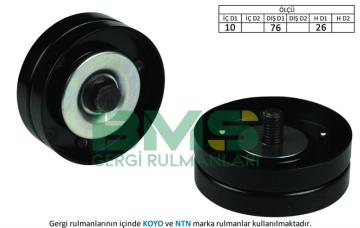 ALTERNATOR GERGI RULMANI A3 OCTAVIA GOLF IV JETTA III PASSAT POLO TOURAN 1,4 FSI 1,6 FSI (17×76×26)