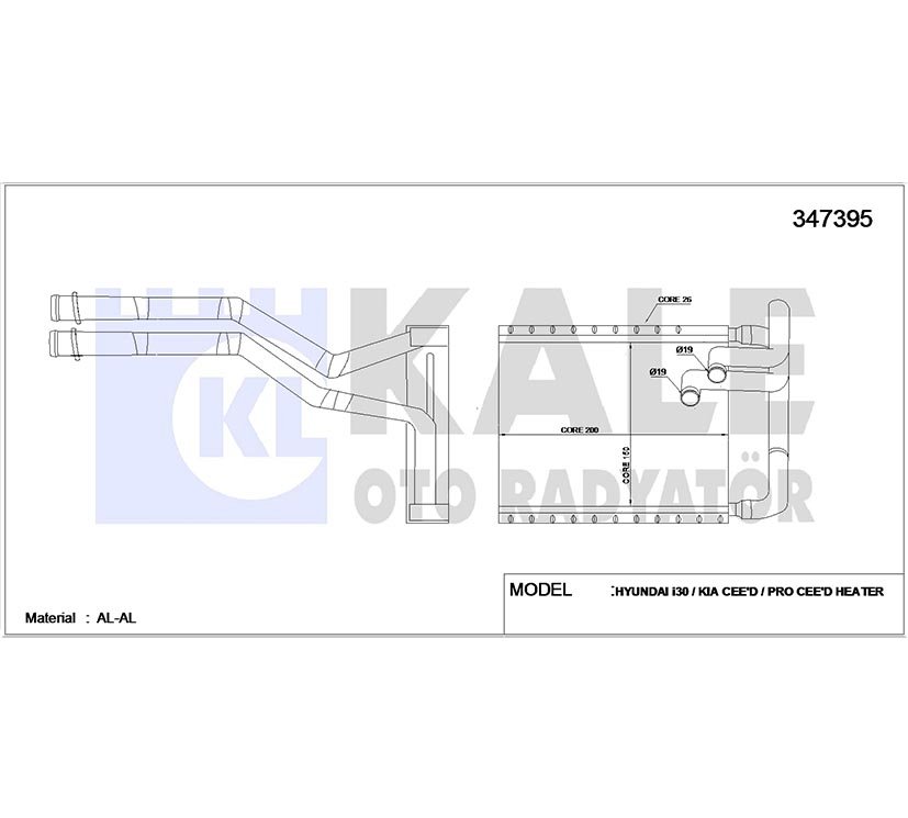 RADYATÖR KALORİFER I-30 07-11 / CEED 08-11