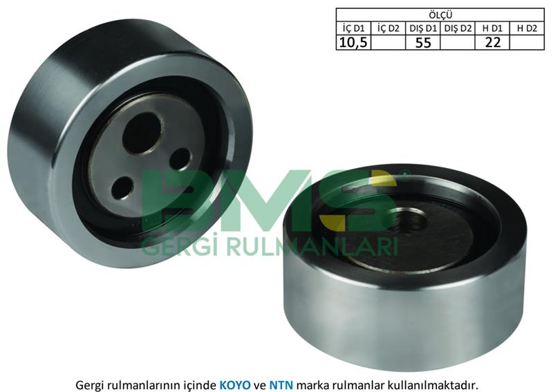 EKSANTRİK GERGİ RULMANI CLIO II-KANGOO-MEGANE 1.4-1.6 (96-)-LOGAN 1.4-1.6 (04-)-SANDERO 1.4-1.6 09=>